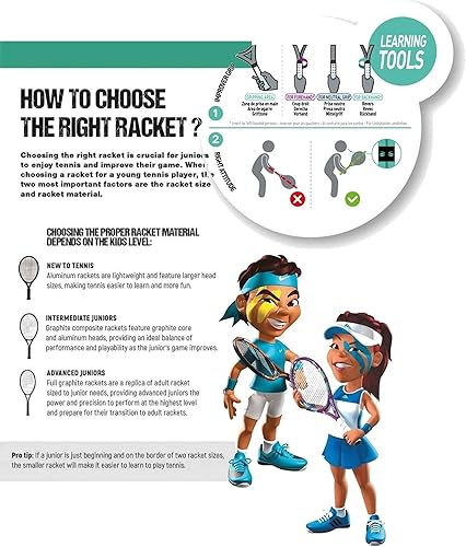 Miniatura 7 de Babolat Pure Drive - Raqueta de tenis junior azul de 26 pulgadas con una bolsa de tenis Blue Club x3