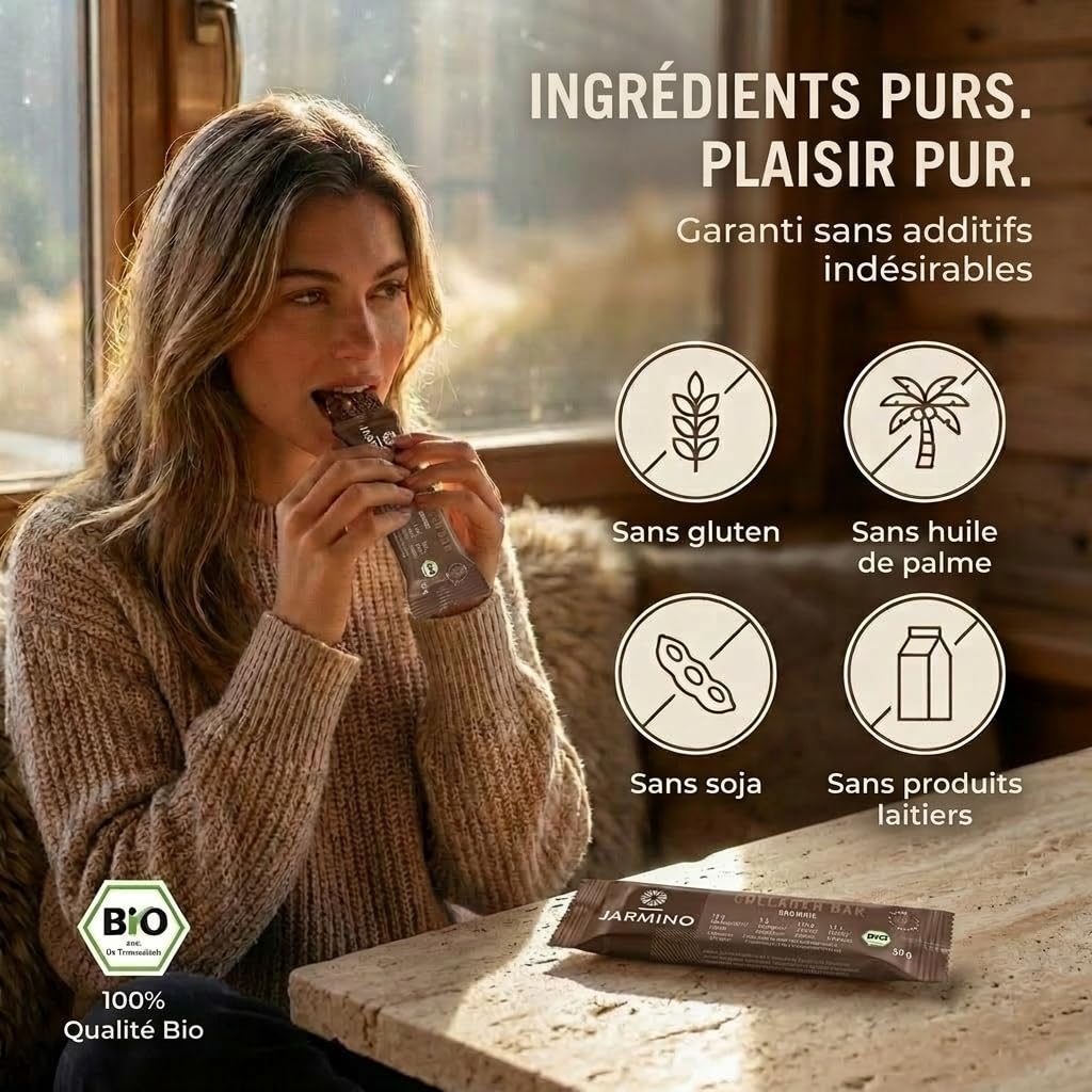 Barre de collagène High Protein Bar Brownie 12x55g - Barre protéinée High Protein Low Sugar + sans huile de palme (amande-chocolat) Barre protéinée 12 pièces