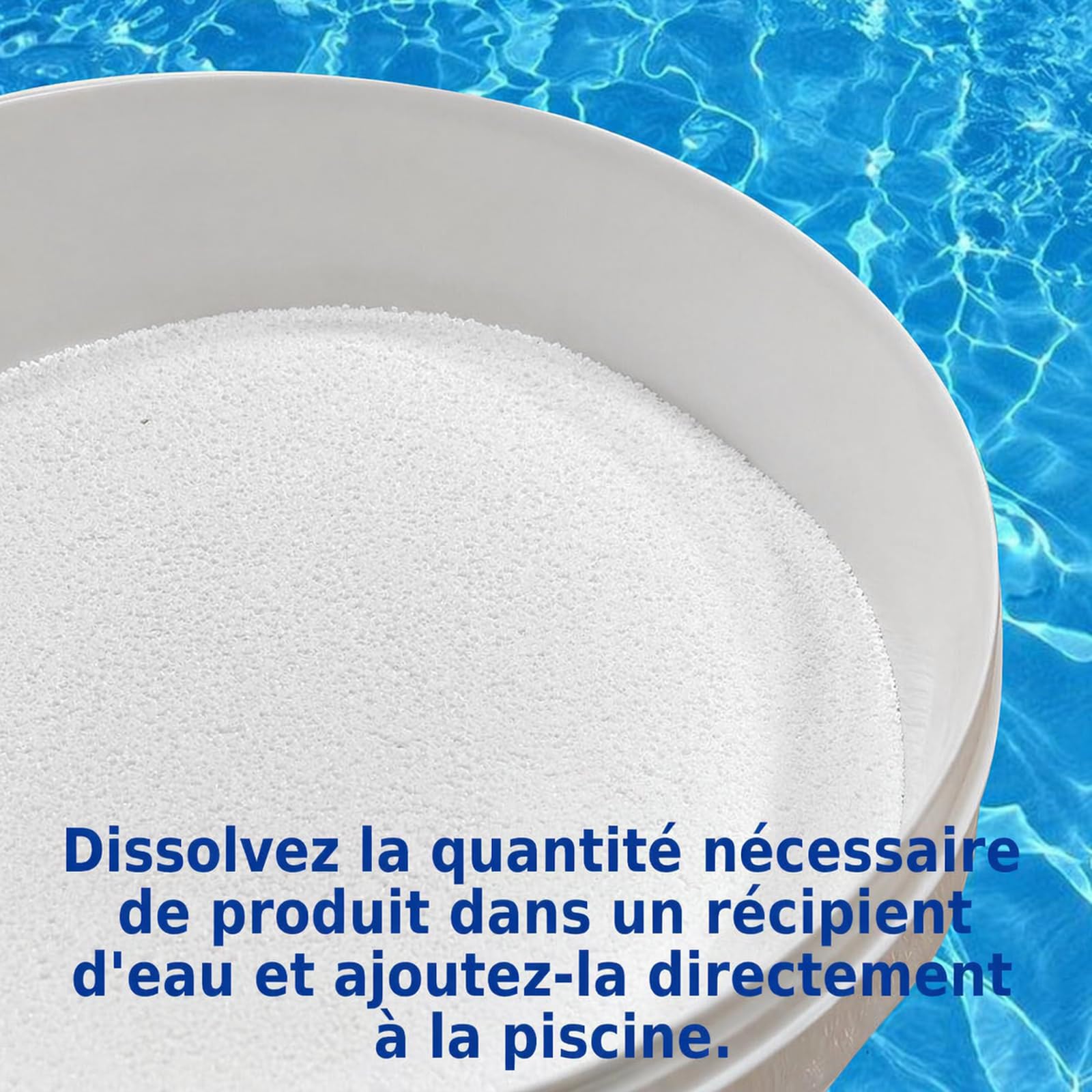 Poudre pH Moins (Baisse Le PH) - 5kg - Réducteur pH pour Piscine et Spa - Améliore la Qualité de l'eau - Correcteur de pH - Bénéfique pour la Santé