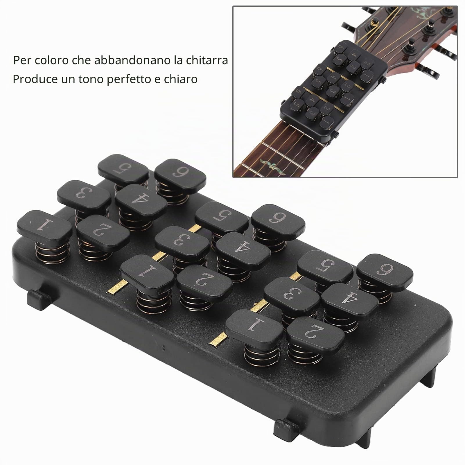 Strumento per Allenare gli Accordi di Chitarra, Strumento per Cambiare il Grafico degli Accordi per Chitarra Strumento per L'apprendimento Assistito con Accordi per Chitarra Strumento Musicale per Pri