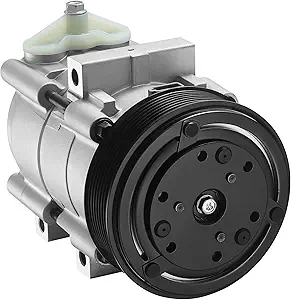 BDFHYK Air Conditioning A/C Compressor 618152 compatible with Ford F-150 1997-2006 V6 4.2L, F-150 V8 1997-2006 5.4L 4.6L, F150 1998-2003 V8 5.4L, F150 97, compatible with Lincoln Blackwood 2002-2003