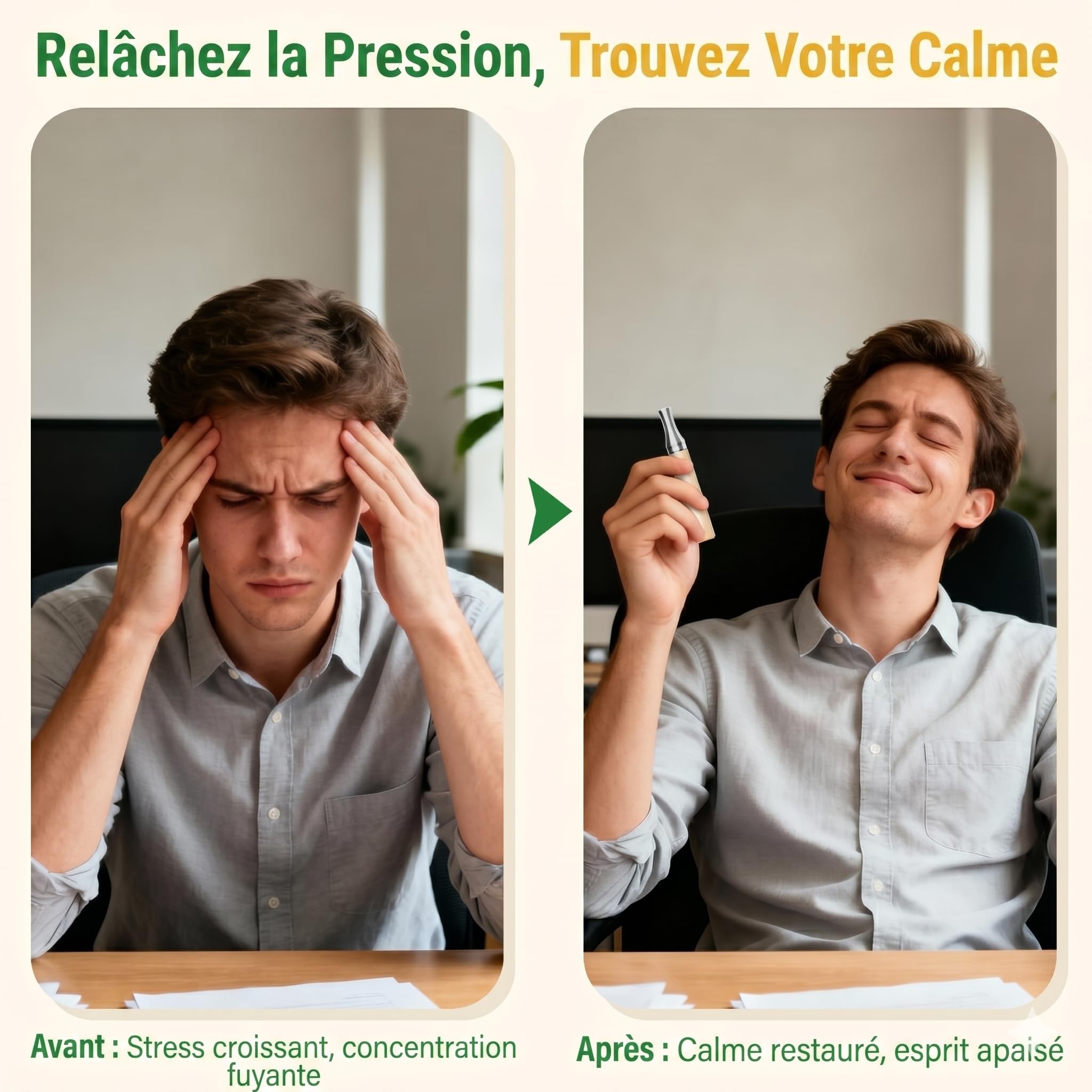 Arrêter de Fumer Portable de Respiration: Relaxation par les Arômes Naturels, Entrée d’Air Ajustable, Réutilisable d’Inhalation avec 3 Filtres Gratuit Sans de l'anxiété Soulagement, Noir