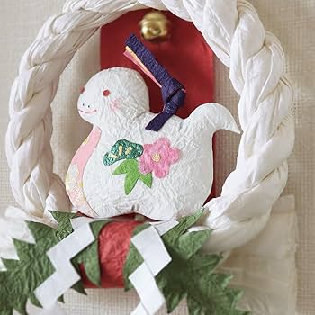 りん　蛇（巳年）精麻しめ縄飾り 賀正　お正月飾り【12月末頃お届け】 りん 蛇（巳年）精麻しめ縄飾り 賀正 お正月飾り【12月末頃お