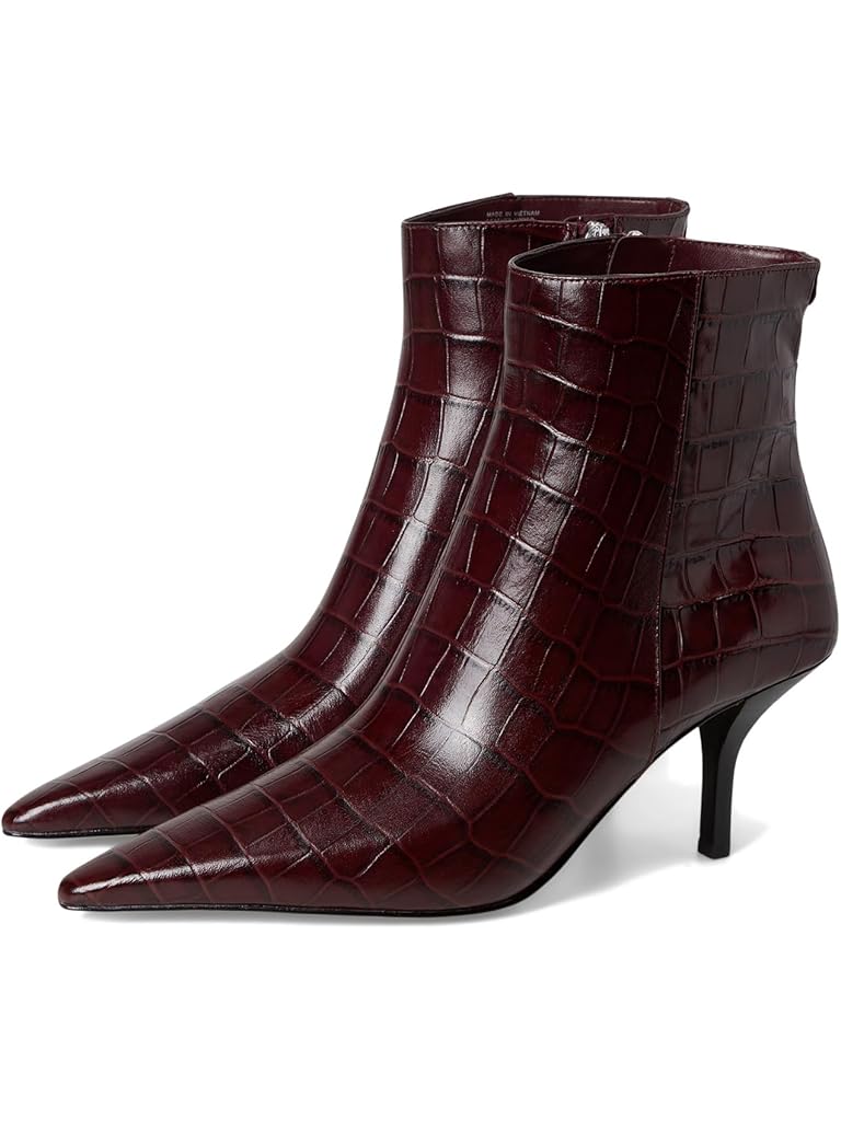 Red Michael Kors Selina Heeled Bootie