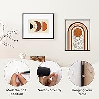 Vista 309 de Fun Memories Portarretratos de metal de 16 x 20 pulgadas con paspartú de 11 x 14 pulgadas, acabado de aluminio cepillado, parte delantera de vidrio