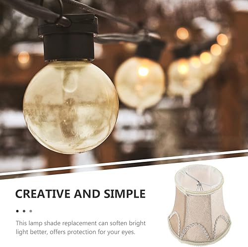 Miniatura 5 de DOITOOL Pantallas de lámpara, pantalla de lámpara, pantalla de tela de barril, cubierta de luz vintage, para lámpara de mesa, lámpara colgante,