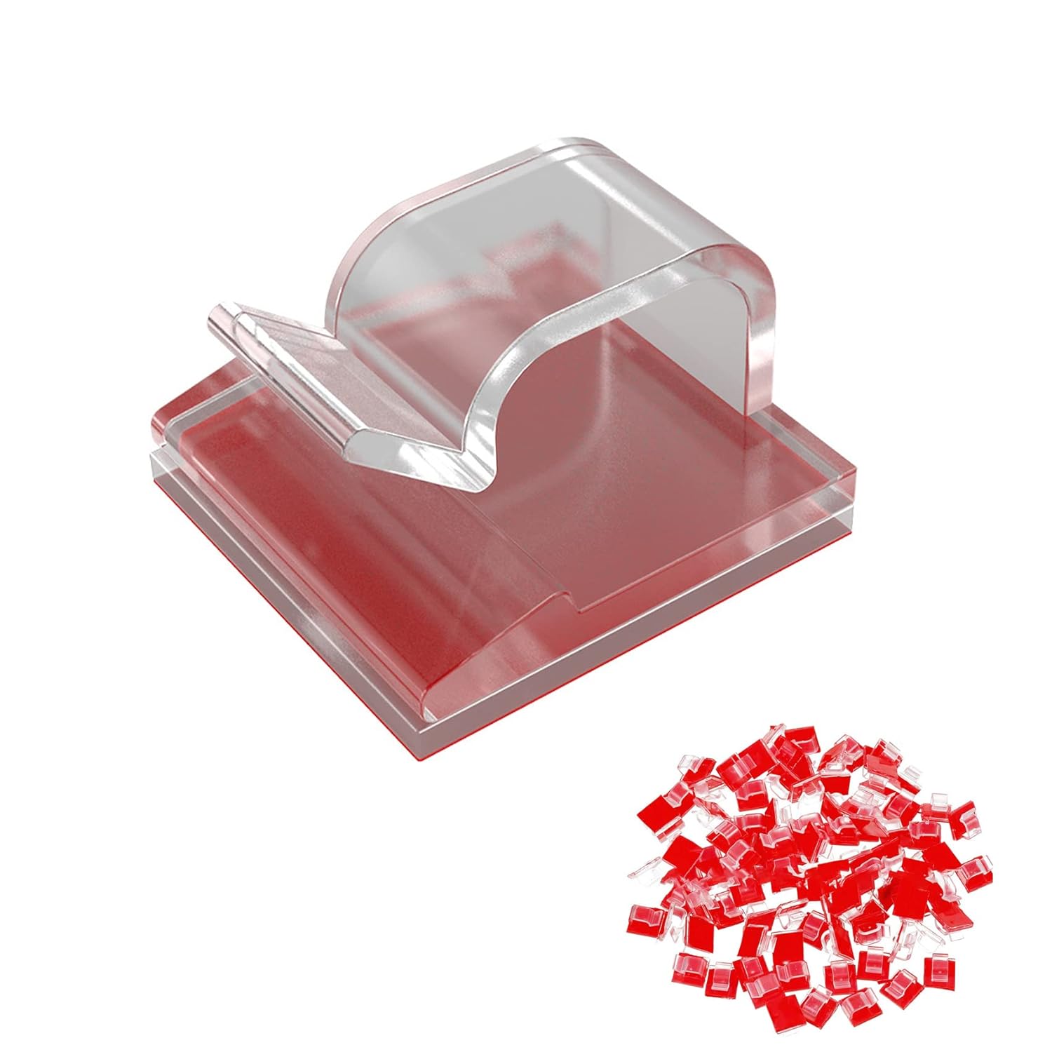 50 Stück Kabelmanagement Set - Selbstklebende Klettbänder Für Schreibtisch & Homeoffice