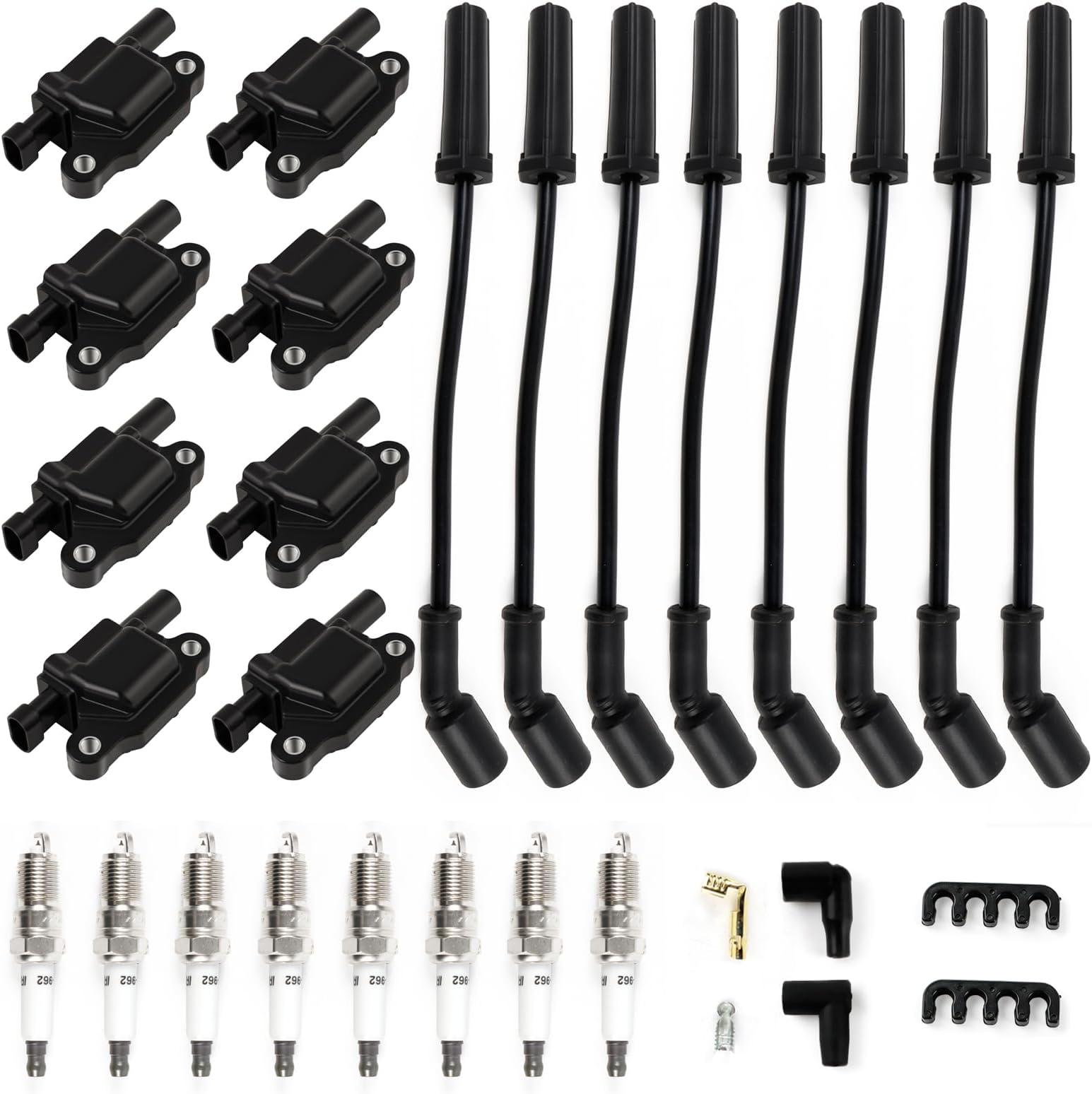 Ignition Coils Pack UF413 Fit for Chevy Silverado for GMC Envoy