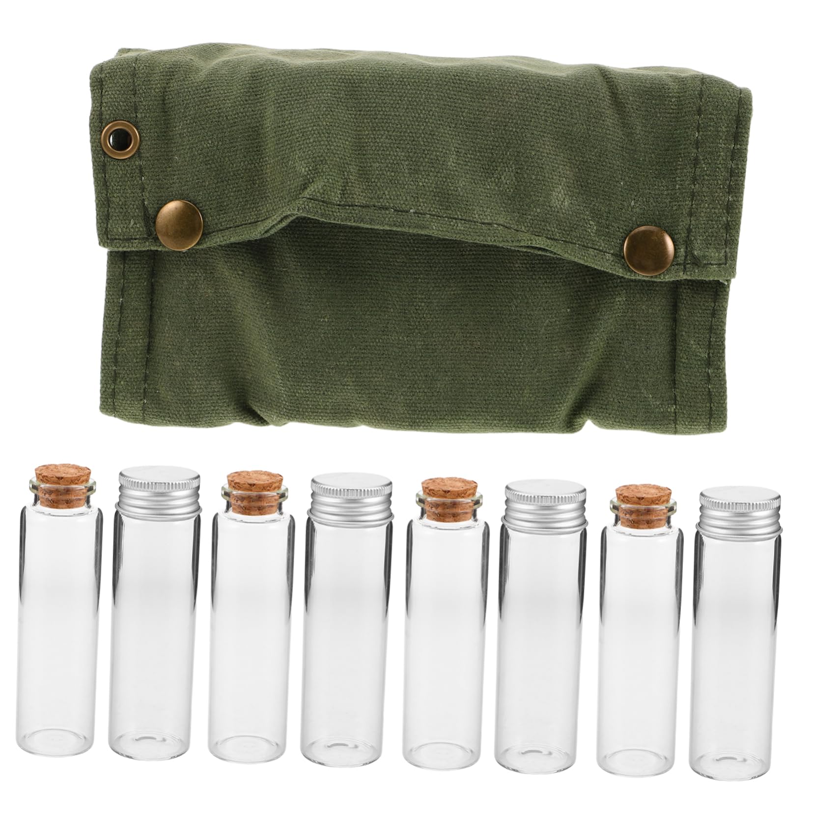 SUPVOX Organizador De Especias De Camping Juego De Botellas Bolsa Almacenamiento