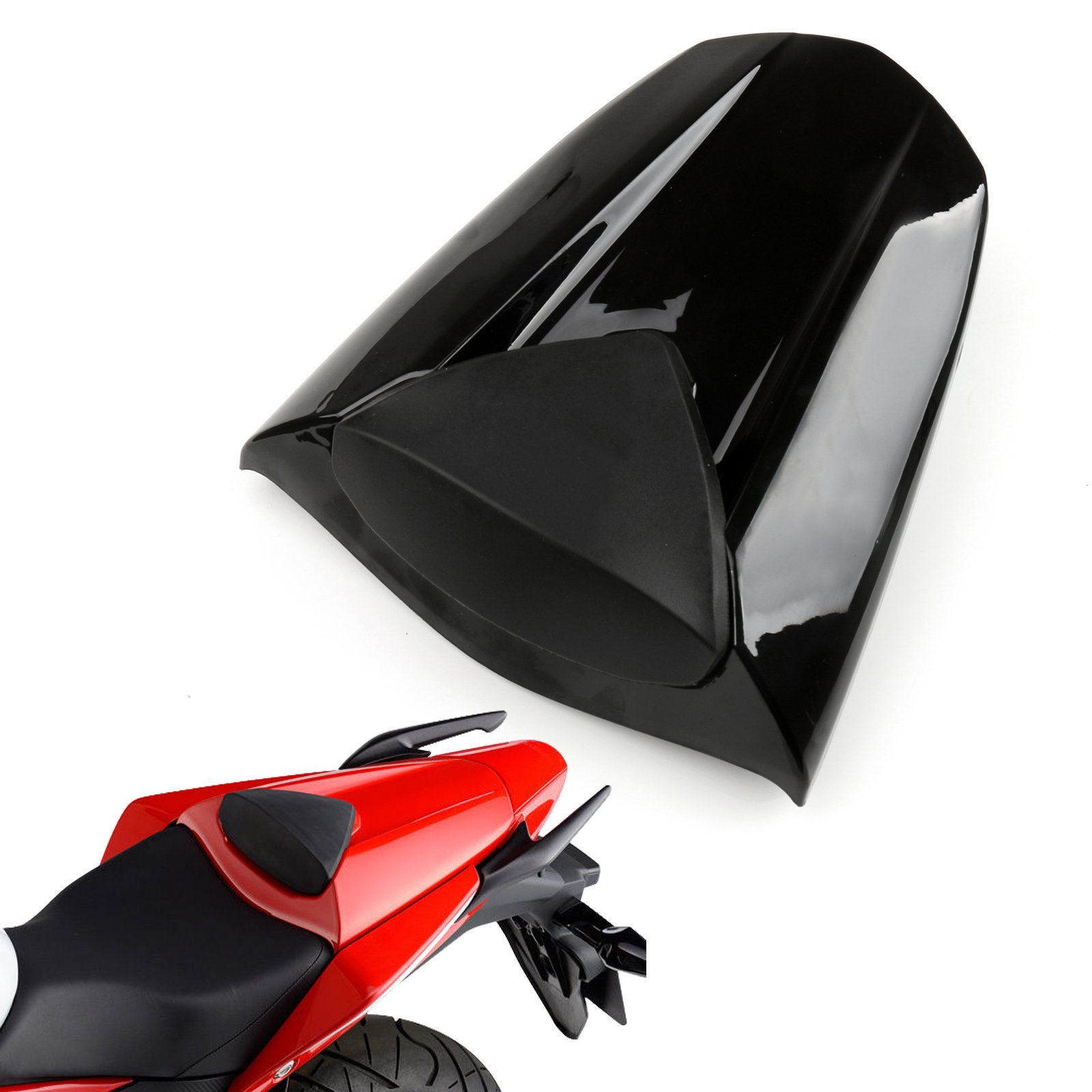 Motorcycle Rear Seat Cowl Cover for Honda CBR300R CB300F 2014-2016 GBlack,Bruce & Shark