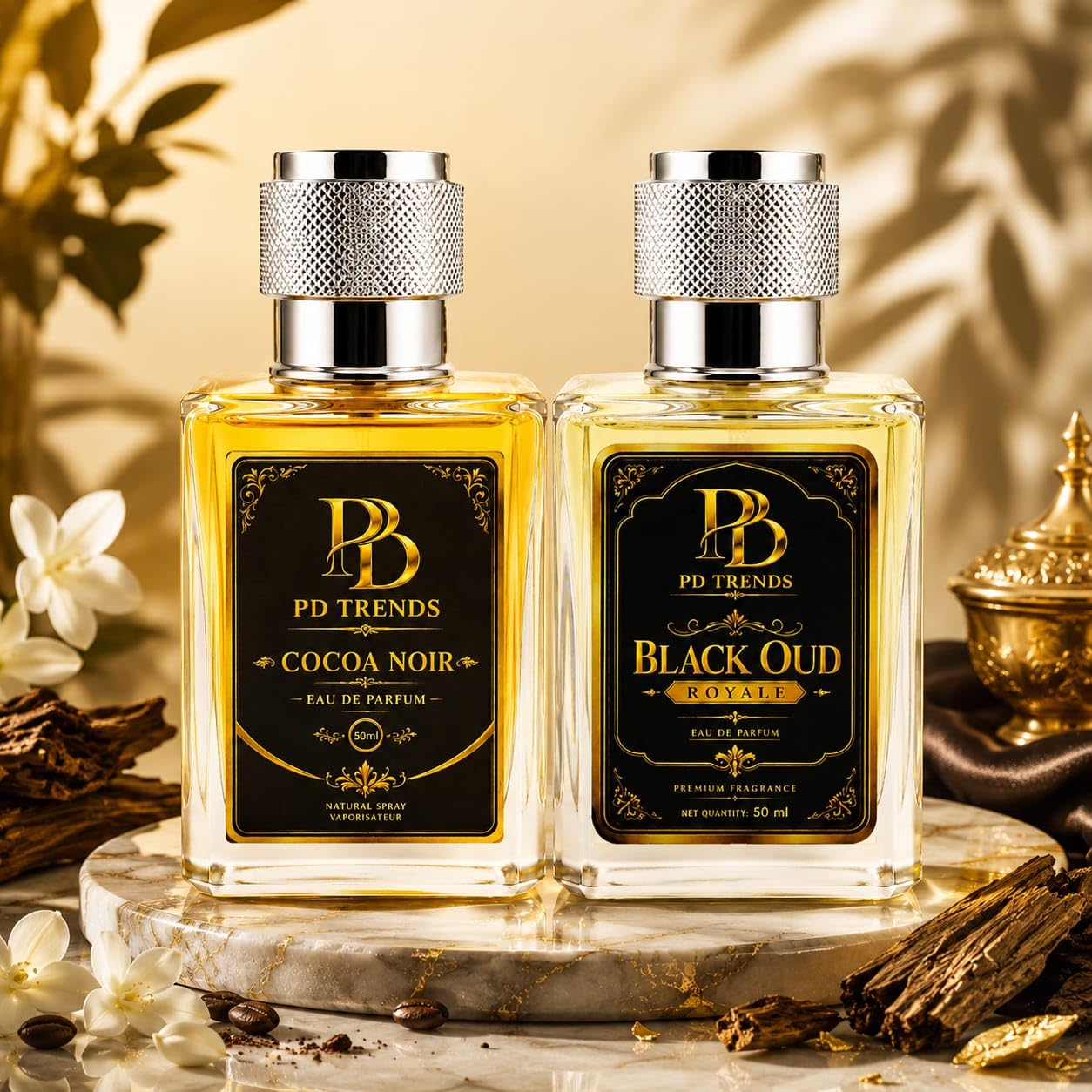 Cocoa Noir & Black Oud Royale Eau De Parfum Combo | 50ml + 50ml, For Men & Women, Long Lasting, Rich & Oud Fragrance, Natural Spray-image-10