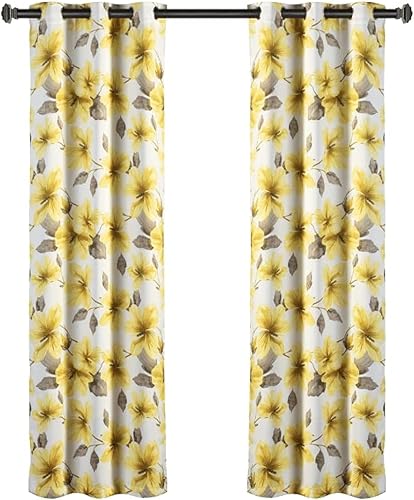 Margaret Josephs Cortinas opacas con diseño impreso de 63 84 pulgadas de largo juego de 2 paneles de cortinas con aislamiento térmico para
