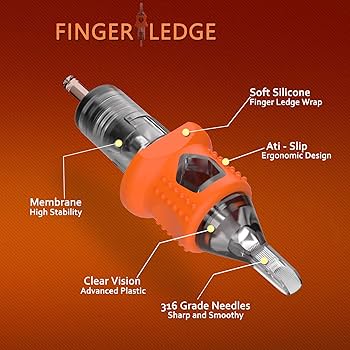 Amazon | INKin 16個 フィンガーレッジ タトゥーカートリッジ針 13RM