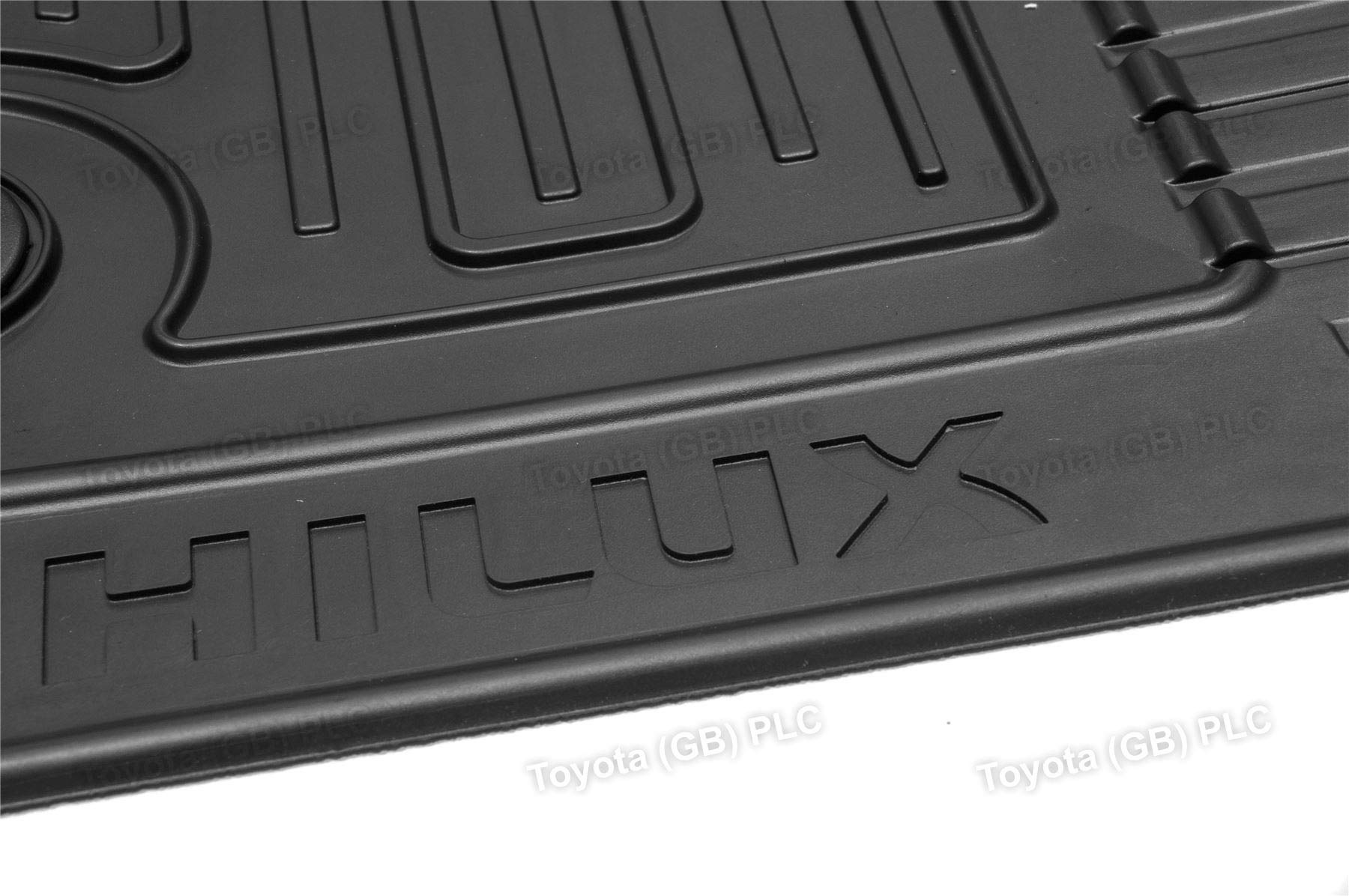 Buy TOYOTA Genuine Hilux Single Cab 2x Black Rubber Floor Mats w/o