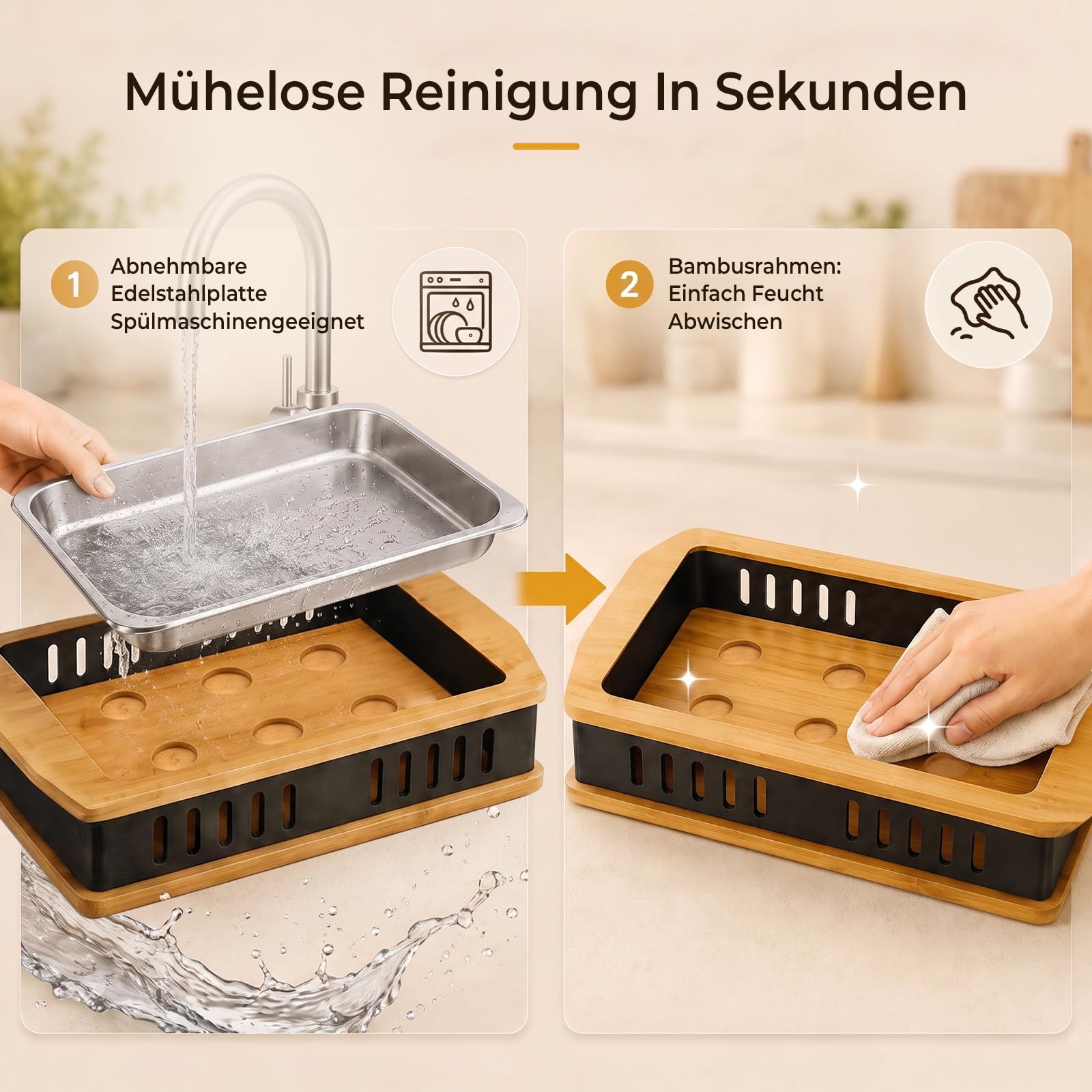 Speisenwärmer mit Teelicht – BBQ-Board für Grillpartys