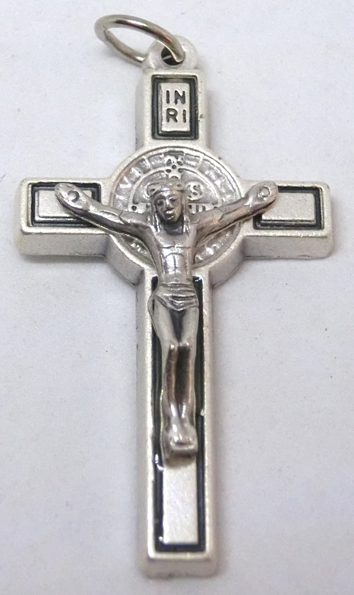 GTBITALY 10 cruces de San Benito con anillo, medida 4 cm, Pintura, Cruz, Capilla