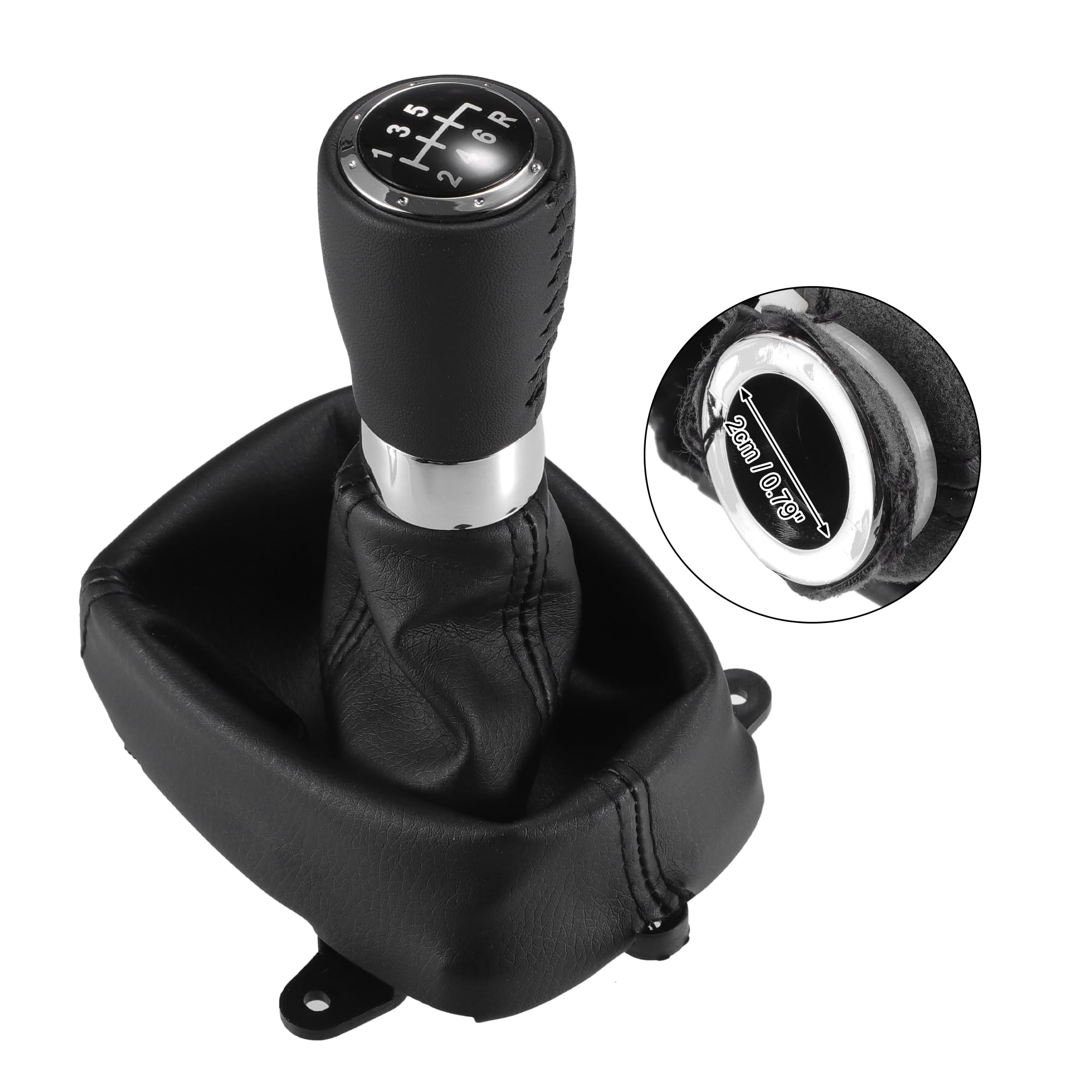 Amazon.com: X AUTOHAUX 6 Speed Manual Gear Shift Knob with Gaiter