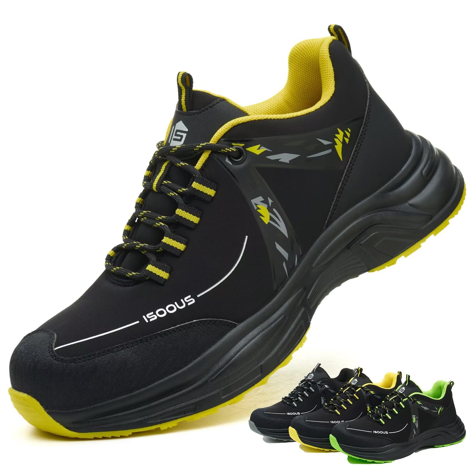 Scarpe Antinfortunistiche Uomo Donna Scarpe da Lavoro Leggere Scarpe da Cantiere Antiscivolo Traspiranti