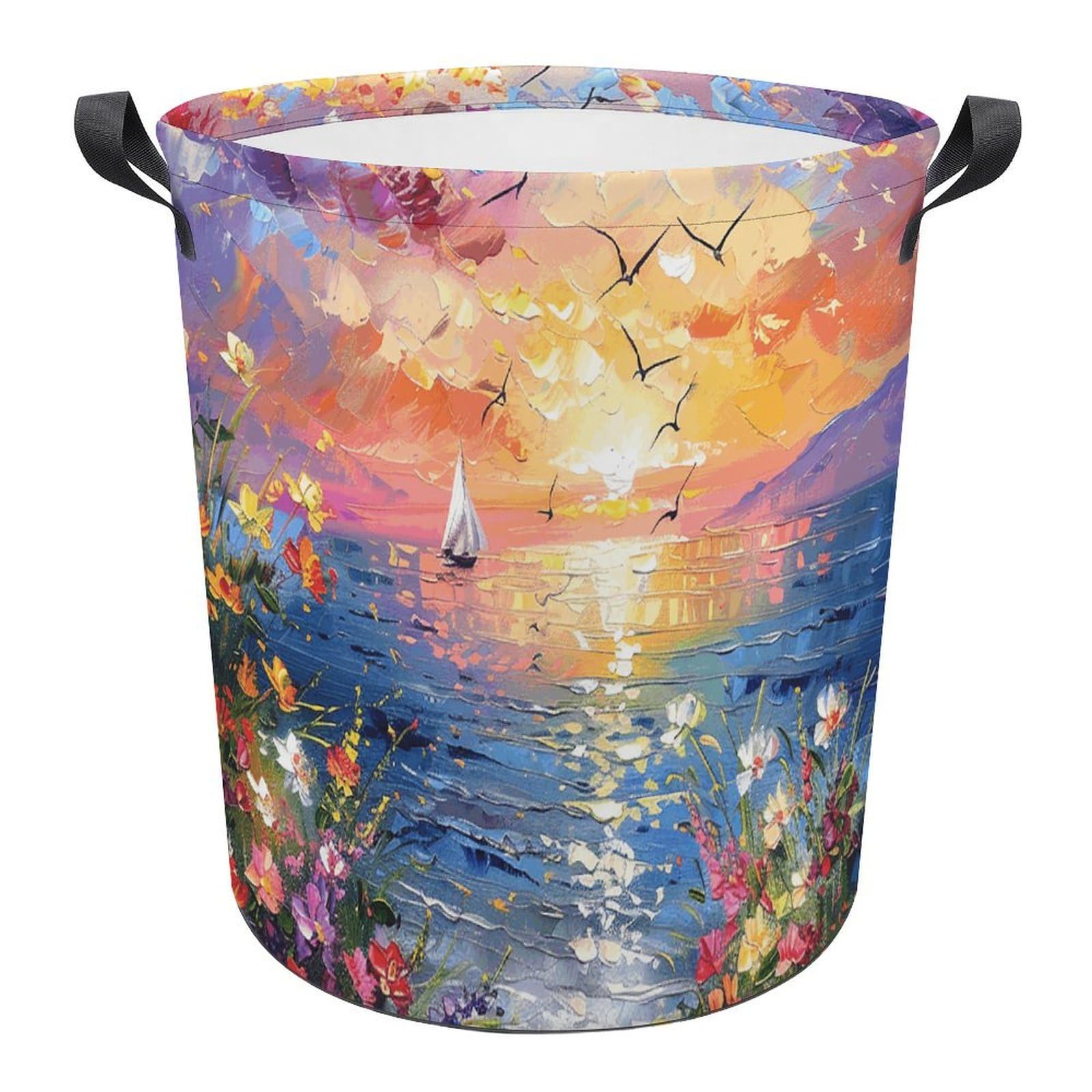 Panier à linge pliable pour buanderie familiale compacte et propre