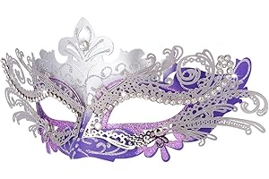 Hoshin Masquerade Mask: Unleash the Allure of Lilac Masquerade