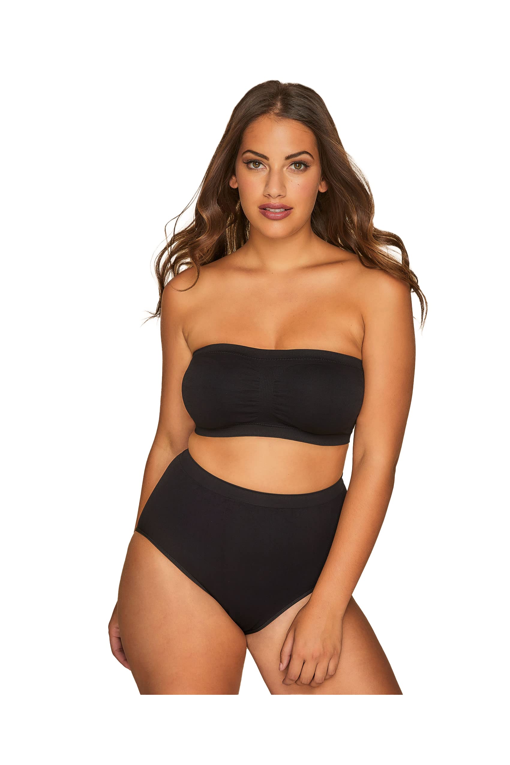 Yours Curve Hi Shine Lace Non-Padded Non-Wired Full Cup Bra - Women's - Plus Size Curve Black