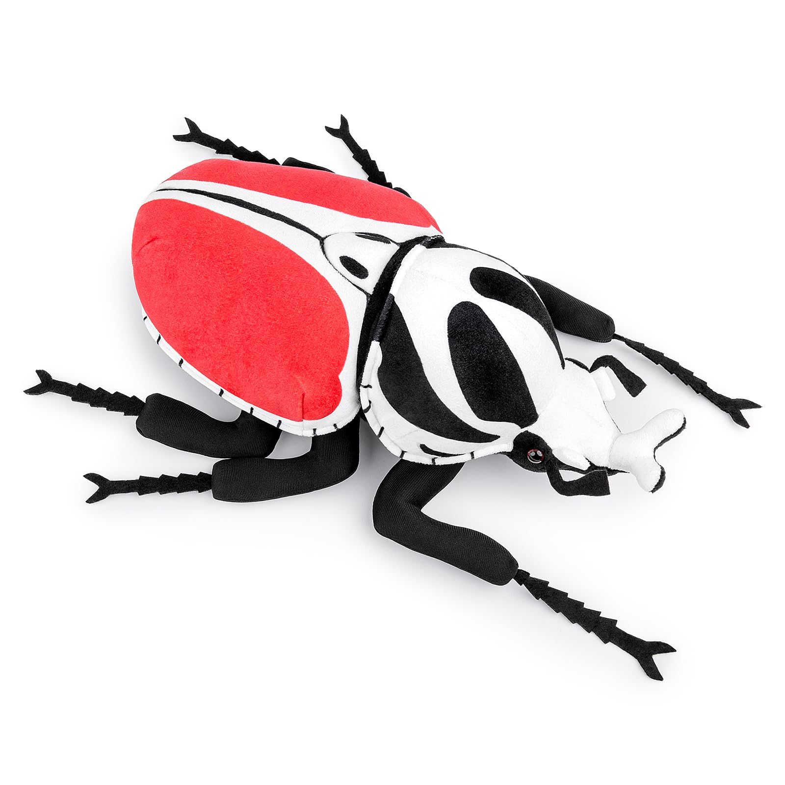 lilizzhoumax Simulation Red flower beetle Plush Toy 10” Cute Realistic Stuffed Animal Wild Red beetle Insect Toy Super Soft beetle Plush Home Decoration Toy Gift for Friends and Kids - Image 3