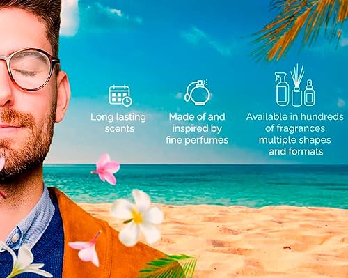 Miniatura 4 de Saphirus Ambientador de tela y aire, gran fragancia y elementos esenciales para el hogar, oficina, armario, baño y cualquier habitación, eliminador