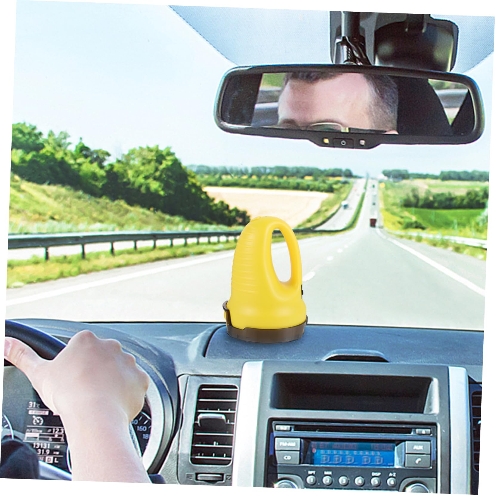 Happyyami Elektrischer Schneekratzer und Ergonomischem Bogenhandgriff mit Abs Material Multifunktionales Schneeräumwerkzeug für Auto für Effiziente Winter Schneeräumung