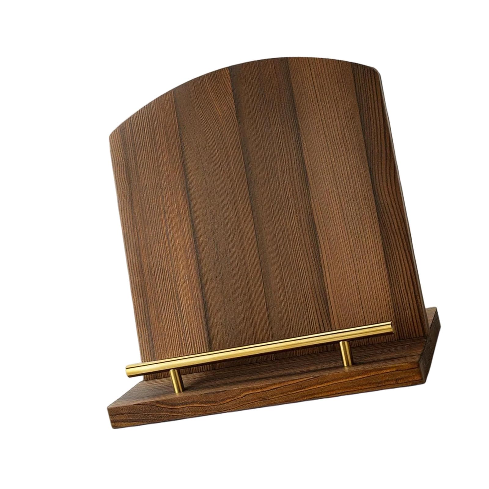 Buxuaaaa Secure Metal Accommodates Most Tablets Books and Magazines Sophisticated Wooden Kitchen Recipe Stand Versatile Kitchen Planner