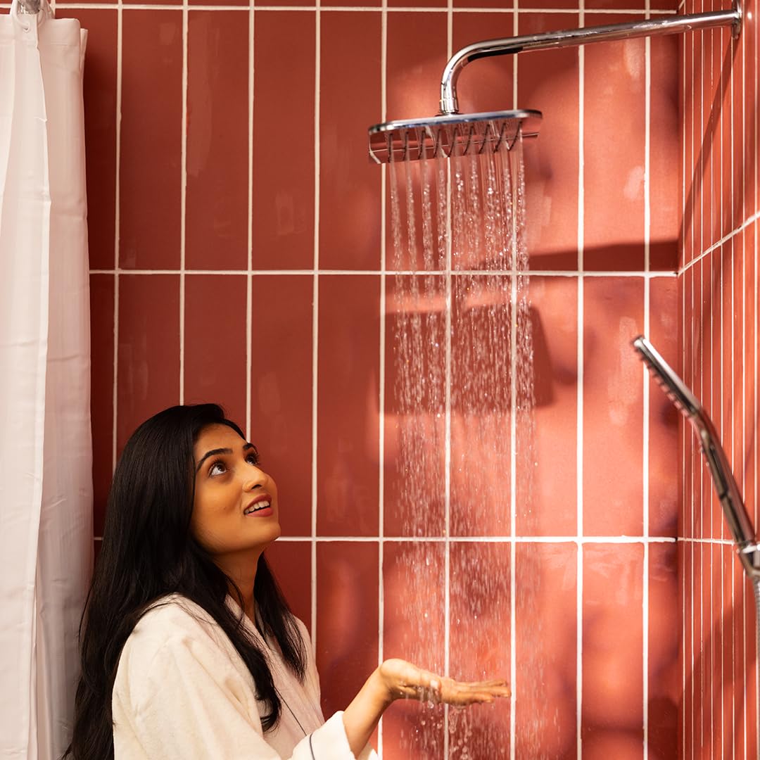 BonKaso Tauras 12 inch wide chrome plated stainless steel finish rain shower head over head shower (B0C8J7Y4PM) Amazon Price History, Amazon Price Tracker