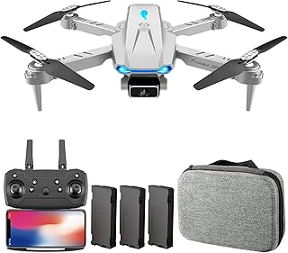 Wemay Drone S89 RC com Câmera 4K Wifi FPV Drone Mini Brinquedo Quadcóptero Dobrável para Crianças com Controle do Sensor de Gravidade Modo sem Cabeça Gesto Foto Vídeo Função