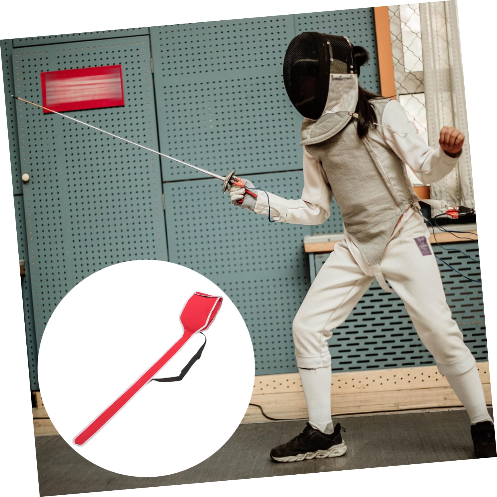 VICASKY Outdoor Oxford Cloth Fencing Bag Multi Function Sword Pouch for Easy Carrying Reusable for Fencing Sports Protect Your Sword with Durable Design