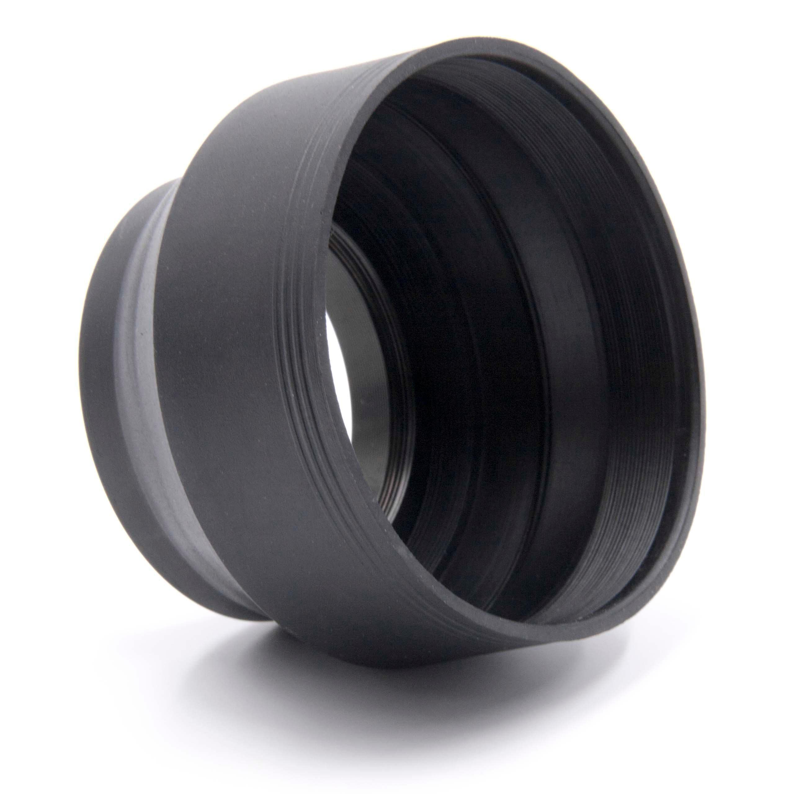 Vhbw Paraluce In Gomma Per Obiettivi 49mm – Flessibile E Ad Avvitare – Compatibile Con Obiettivi Kodak E Reflex – Riduce Luce Parassita E Protegge Lenti