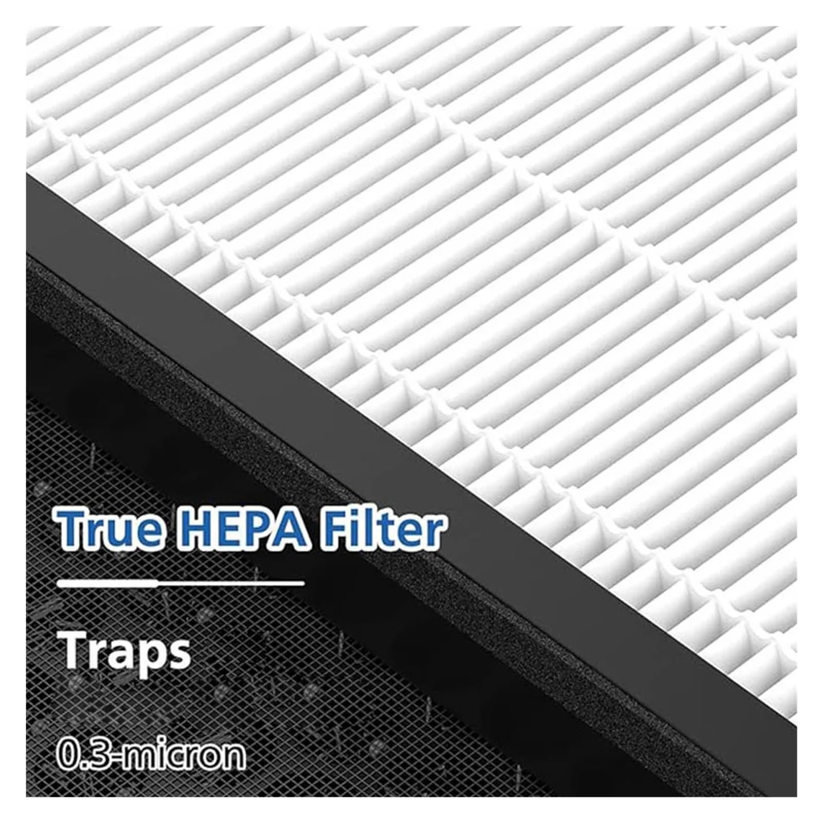 HIZON Filtro de carbón Activado de Alta eficiencia, Compatible con LEVOIT, | Vital 200S Vital 200S-P Purificador de aire Vital 200S Vital 200S-RF(A)