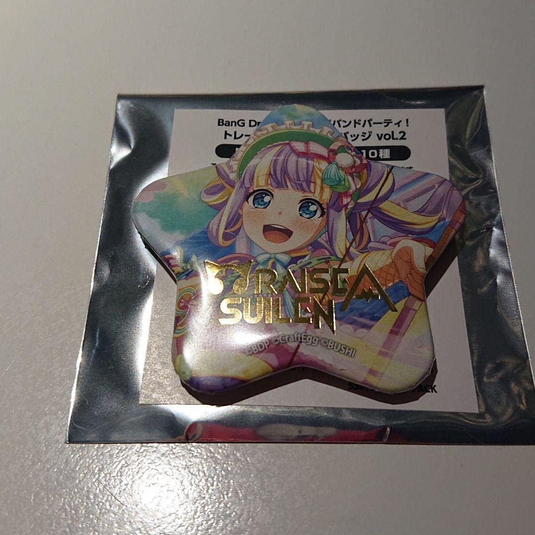 Amazon.co.jp: バンドリ 星型 缶バッジ RAS パレオ 箔押し
