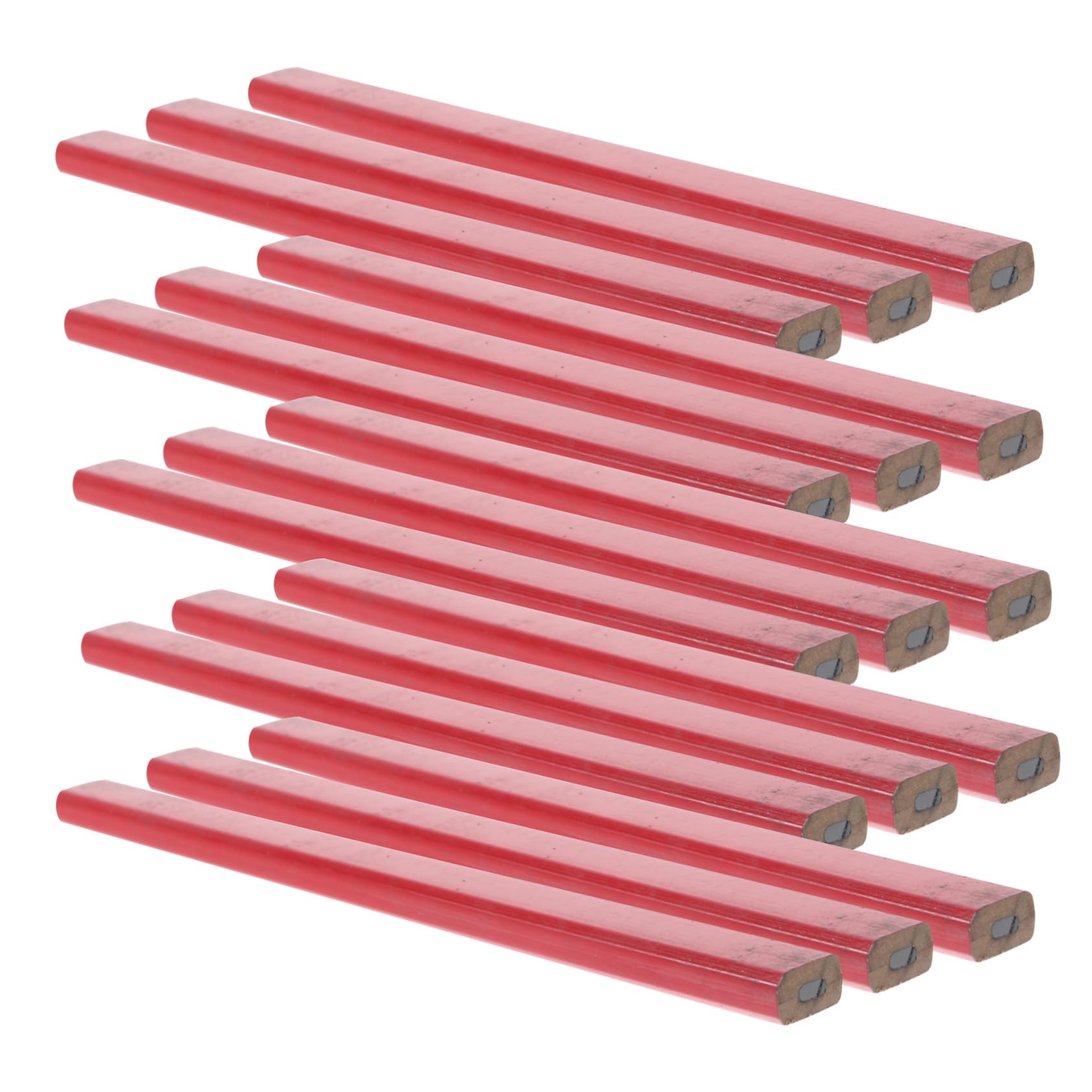 jojofuny 100pièces Crayons De Menuisier Octogonaux Bois Pour Projets De Bricolage Et Marquage Sur Bois
