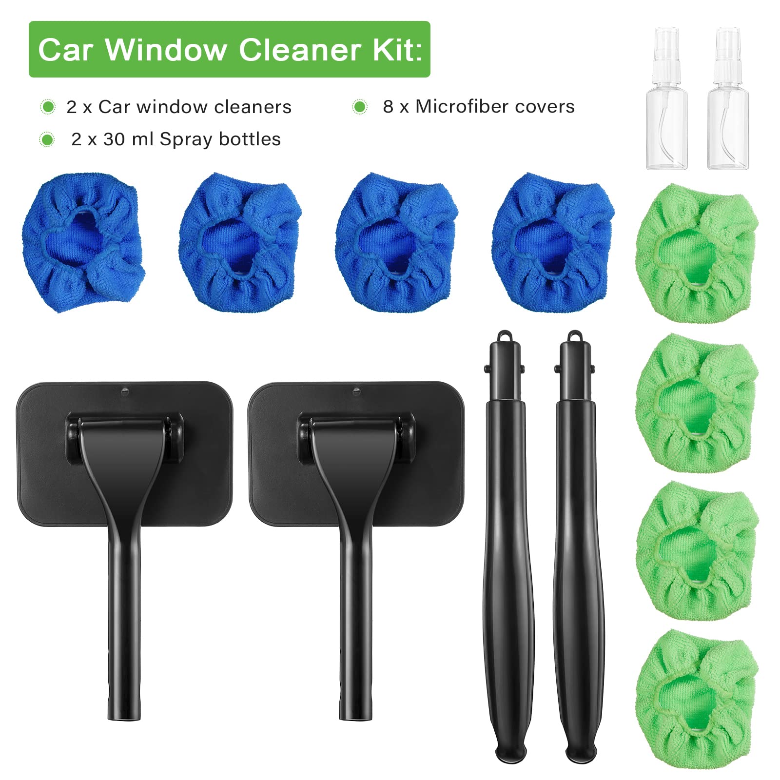 Nettoyeur Vitres Voiture : 9 Pièces Nettoyeur Pare-Brise