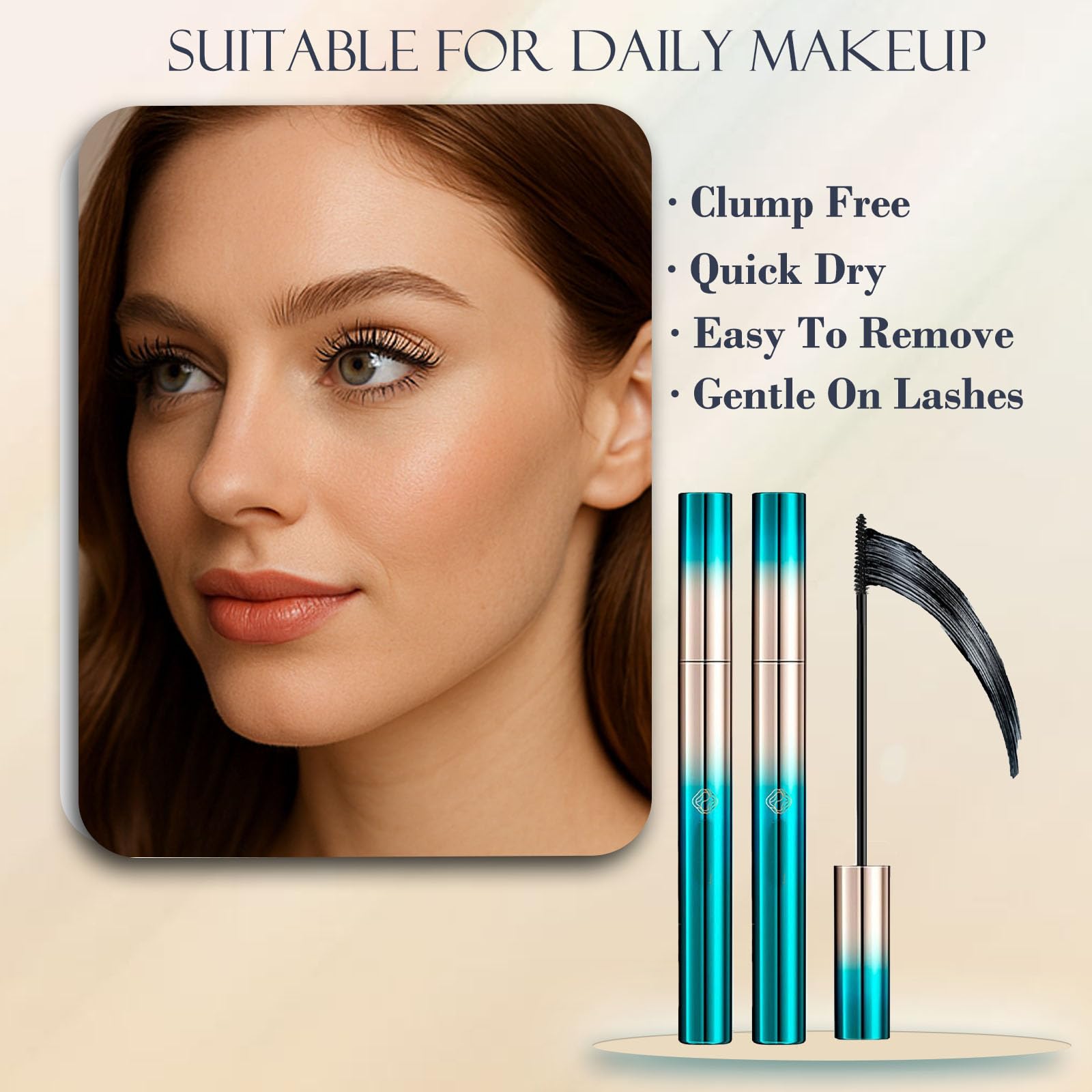 Waterproof Ultra Fine Mascara for Natural Look & Daily Makeup - Image 4