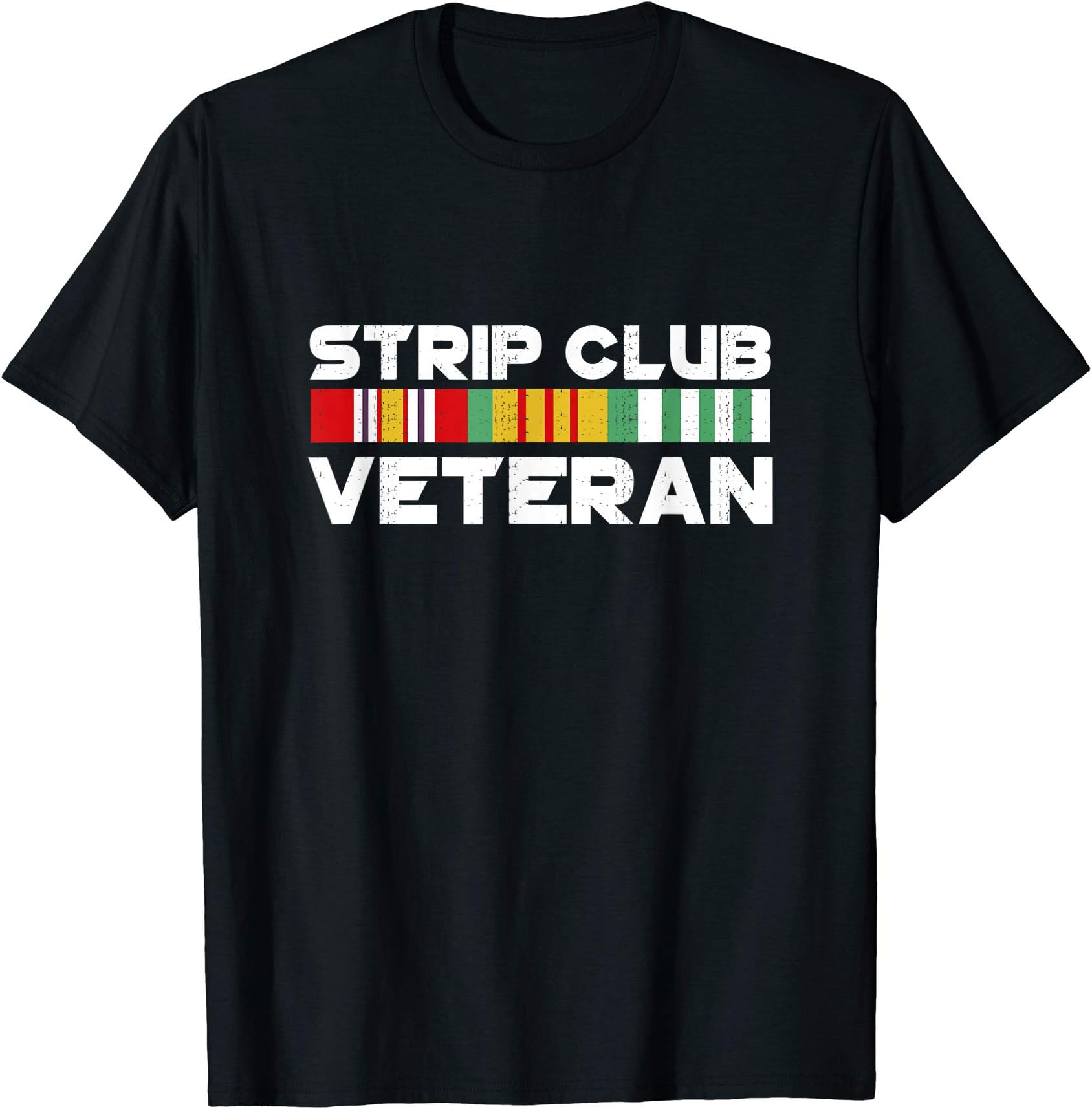 Funny Veteran Gift TeeStrip Club Veteran Shirt T-ShirtOEKO-TEX STANDARD 100