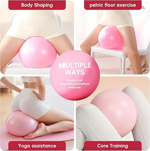 Miniatura 3 de Pelota de ejercicio suave de 9 pulgadas para pilates, yoga, entrenamiento básico