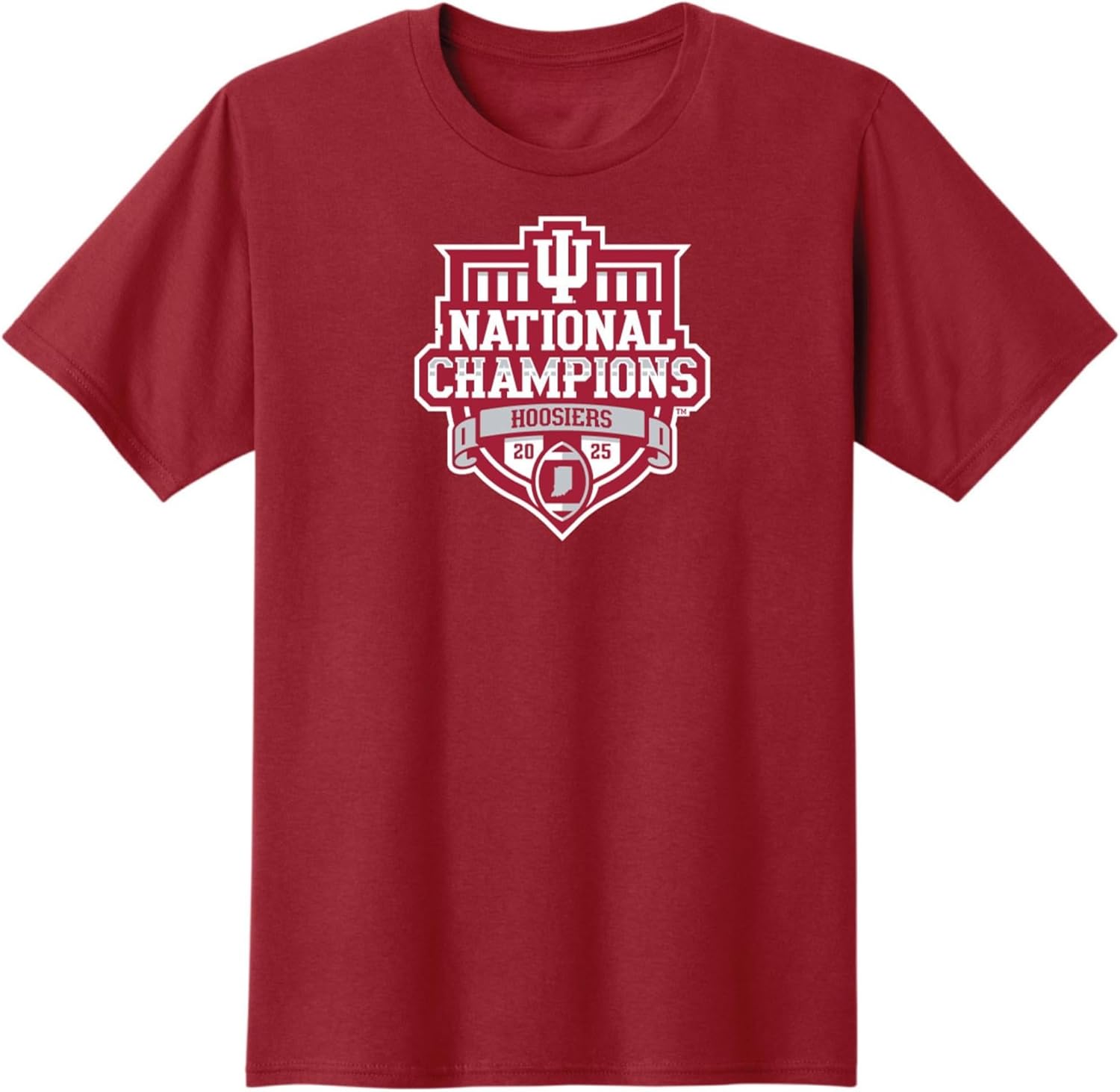 Indiana 2025 NCAA National Football Champs T-Shirt (2026 CFP), Officially Licensed