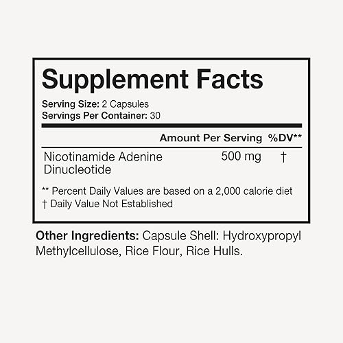Miniatura 3 de Terra Health Essentials NAD+ - Energía celular, reparación metabólica, envejecimiento saludable del corazón, cerebro y músculo - Todo natural