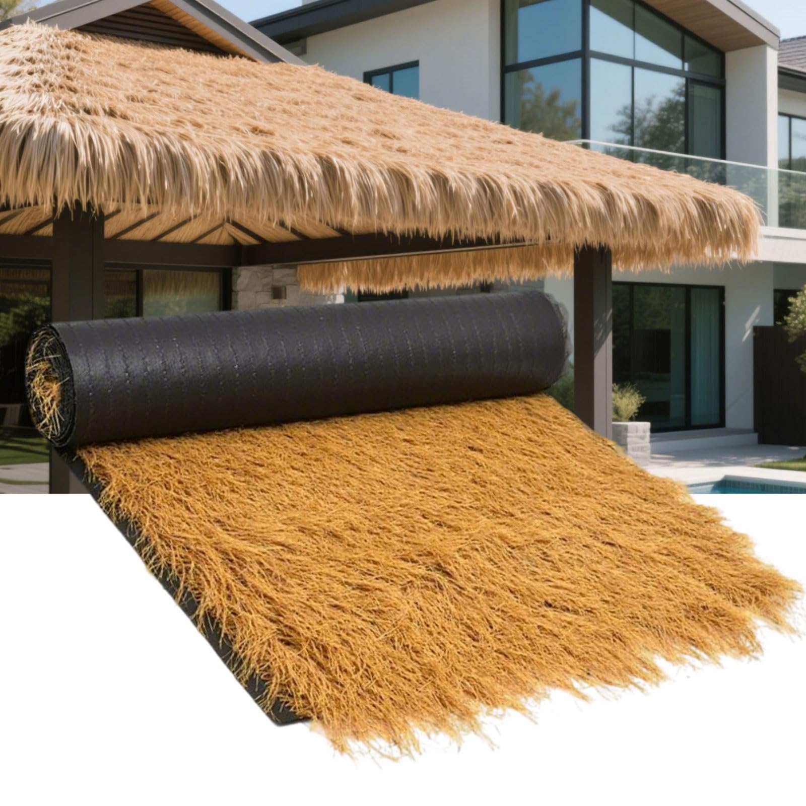 Rouleau De Chaume Artificiel, Toiture De Chaume Synthétique