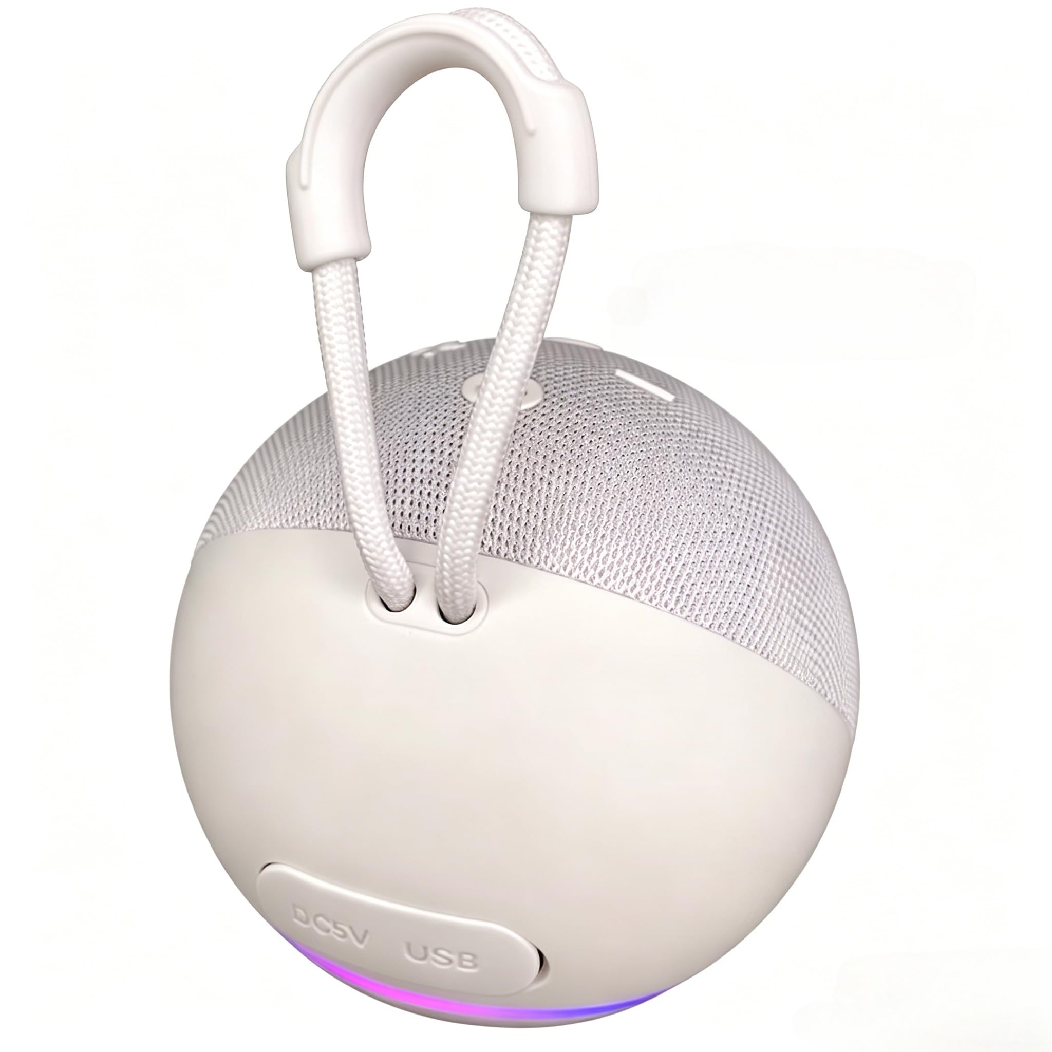 Caixa de Som Bluetooth Portátil 5W com LED Colorido – Rádio FM, USB e Compatível com