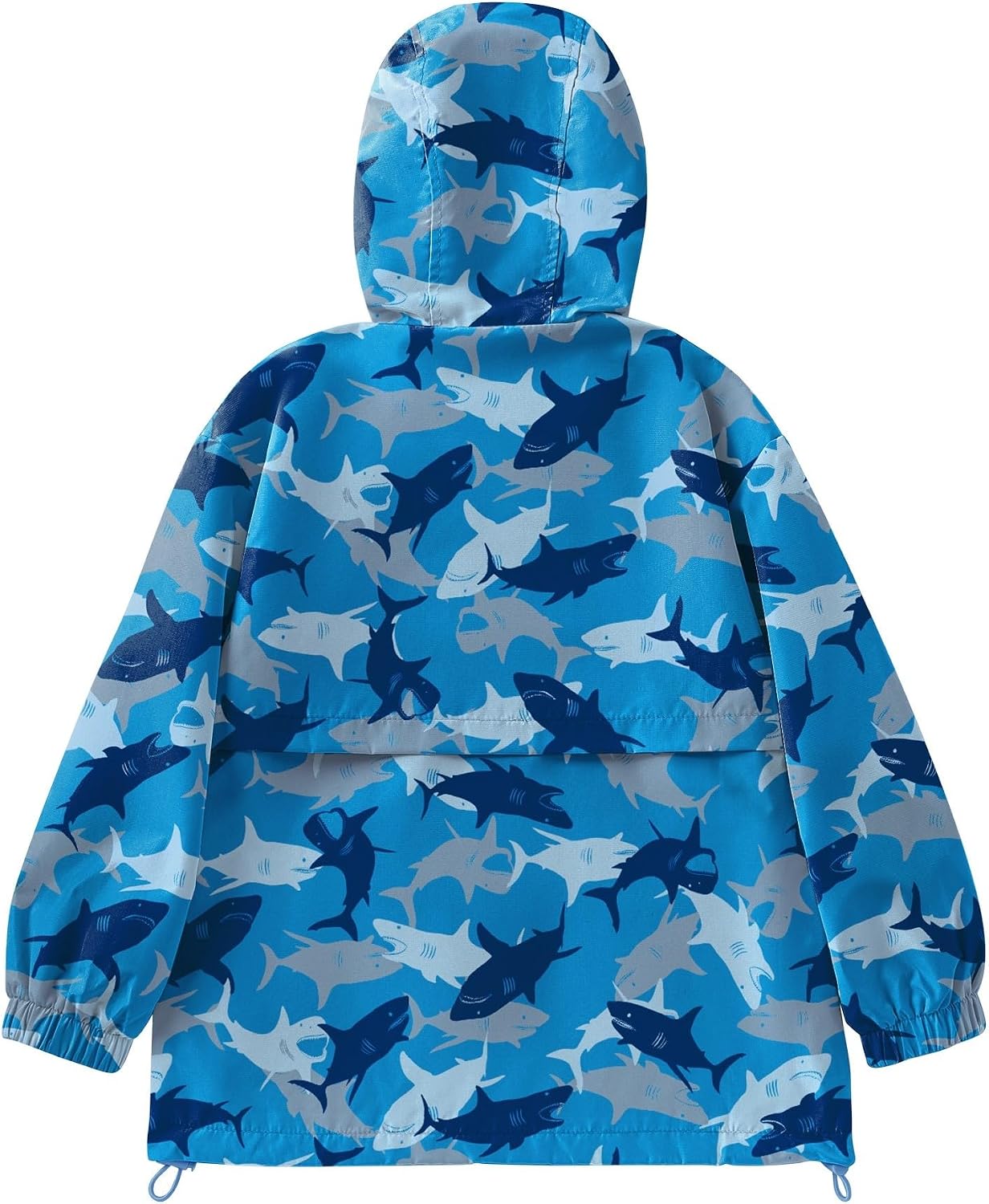 Avoogue Toddler Rain Jacket Windbreaker Lined Raincoat Waterproof Hooded Lightweight Rain Coats With Pockets 4-12Y