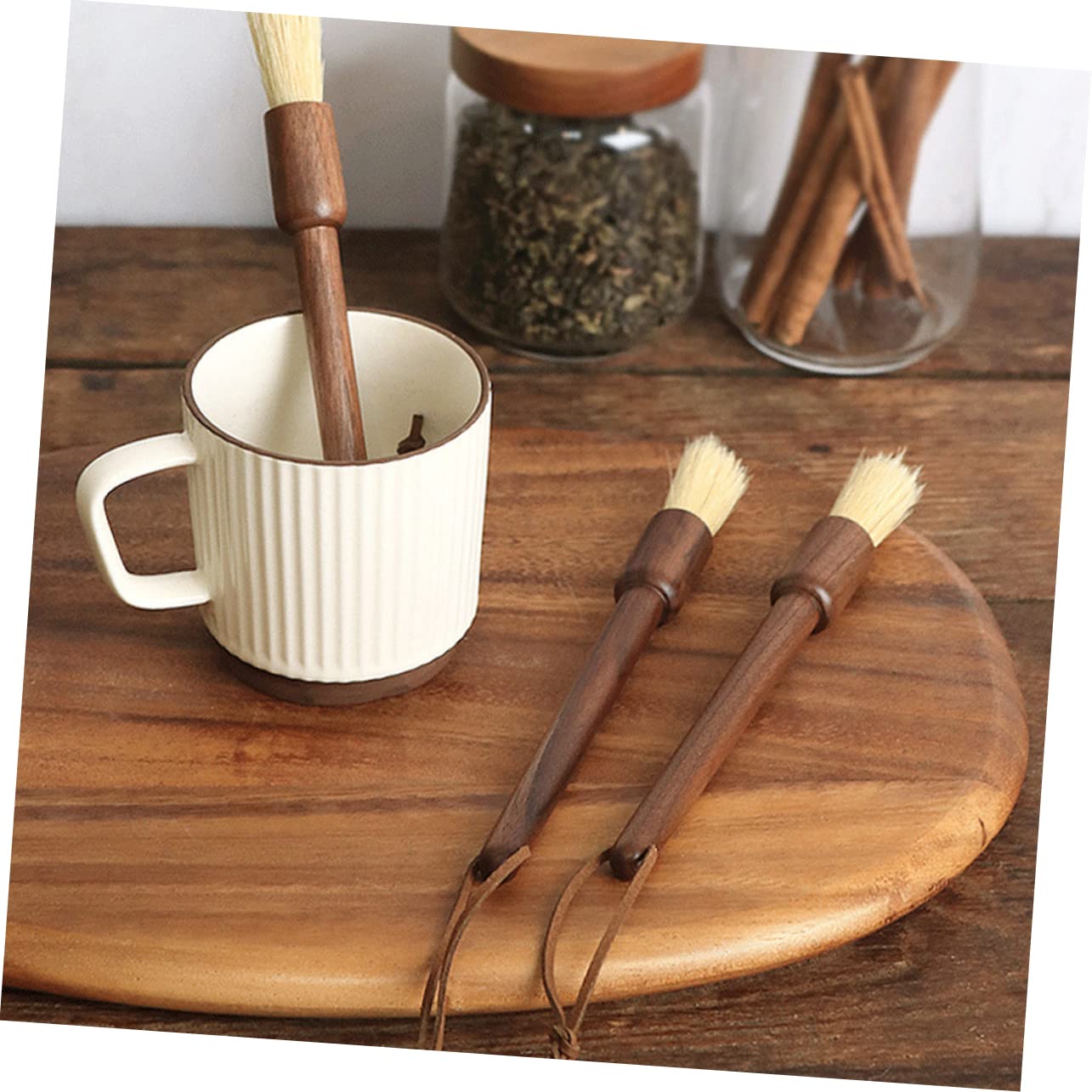 Amosfun 4 Piezas Cepillo De Limpieza Para Cafeteras Cepillo De Limpieza De Café En Polvo Cafetera Express Casera Cafetera Espresso Cepillo Para Maquina De Cafe Café Expreso Molido Nuez