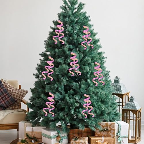 Vista 112 de TONIFUL Cinta rizadora de 500 yardas para decoración de arte y manualidades, envoltura de regalos, cintas y lazos para regalos de Navidad, Año Azul