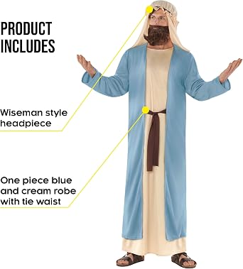 Morph Joseph Costume Men, Mens Christmas Costume