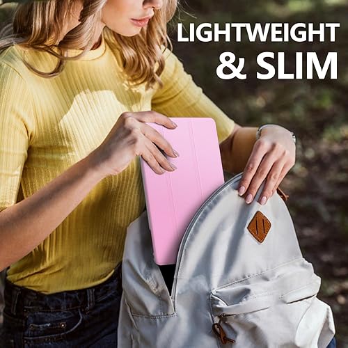 Miniatura 8 de MoKo Case Fit New iPad Mini 5 2019Mini 4 2015 (54 generación de 7.9 pulgadas), cubierta de soporte inteligente delgada y ligera con protector