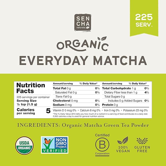 Té Matcha Orgánico en Polvo 340 g miniatura 3